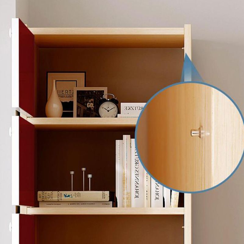 Eigentijdse rechthoek Standaard houten knoppen natuurlijke of witte kast