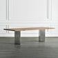 Metal Industrial Rectangle Dining Table Wood Top Table for Kitchen and Dining Room Clearhalo ' dining_table' 'Dining Tables & Seating' 'Dining Tables' 'furn' 'furn_dining_table' 'Furniture' 'furniture_dining_table' 'Kitchen & Dining Furniture' 'kitchen&dining_furn' 'kitchen' 'kitchen_dining_table' 1200x1200_efaaad09-9ac6-49b5-83c6-adaff9a4f521