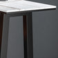 Black and Metal Base Table Rectangle Industrial Sintered Stone Bar Table Clearhalo 'Bar Furniture' 'Bar Tables' 'bar_tables' 'furn' 'furn_bar_tables' 'Furniture' 'Kitchen & Dining Furniture' 1200x1200_efad6f9b-c9a7-49bb-a973-23dc48e24318