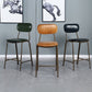 Quilted Rectangle Distressed Leather Barstool Industrial Indoor Tall Stool Clearhalo 'Bar Furniture' 'Bar Stools' 'bar_stools' 'furn' 'furn_bar_stools' 'furniture_bar_stools' 'Kitchen & Dining Furniture' 'kitchen&dining_furn' 'kitchen' 'kitchen_furn' Furniture' 1200x1200_efada5d8-0ebf-4a7e-ace1-2bcfce122550