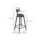 Industrial Bar Table Set 1/2/7 Pcs Solid Wood and Metal Bar Table and Stools Clearhalo 'Bar Furniture' 'furn' 'furn_home_bar_bar_sets' 'Furniture' 'Home Bars & Bar Sets' 'home_bar_bar_sets' 'Kitchen & Dining Furniture' 1200x1200_efae3862-18e8-419b-87de-a54a6c4abf33