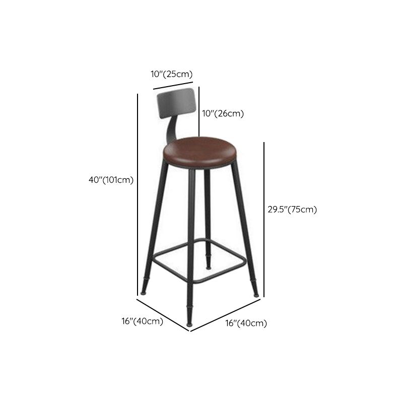 Industrial Bar Table Set 1/2/7 Pcs Solid Wood and Metal Bar Table and Stools Clearhalo 'Bar Furniture' 'furn' 'furn_home_bar_bar_sets' 'Furniture' 'Home Bars & Bar Sets' 'home_bar_bar_sets' 'Kitchen & Dining Furniture' 1200x1200_efae3862-18e8-419b-87de-a54a6c4abf33