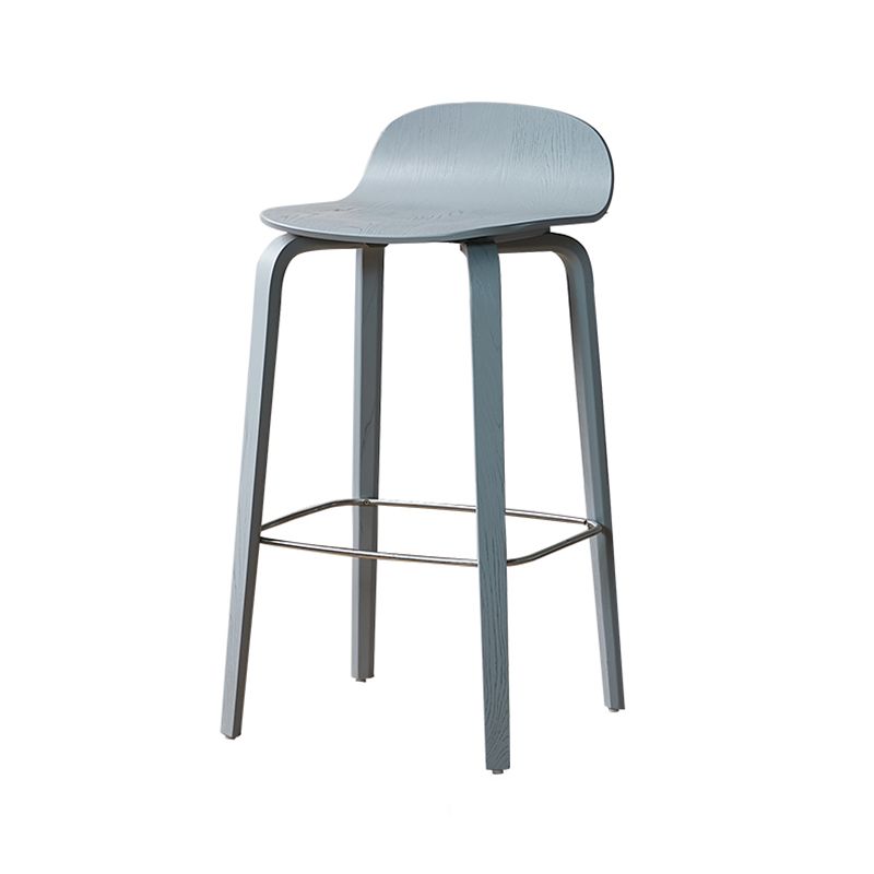 Contemporary Beech Wood Bar Stool Low Back Stool for Living Room Clearhalo 'Bar Furniture' 'Bar Stools' 'bar_stools' 'furn' 'furn_bar_stools' 'Furniture' 'Kitchen & Dining Furniture' 1200x1200_efae4ee0-c6d4-4967-805c-950b615a9d0c