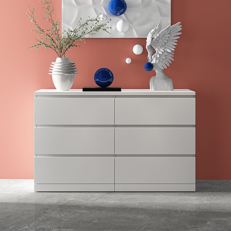 Artificial Wood Living Room Sideboard Cabinet Modern Buffet Server Cabinet with Drawer Clearhalo 'buffet_sideboard' 'Buffets & Sideboards' 'furn' 'furn_buffet_sideboard' 'Furniture' 'furniture_buffet_sideboard' 'Kitchen & Dining Furniture' 1200x1200_efaf3ad3-4713-4ae7-9e5d-ed214da5f5ad