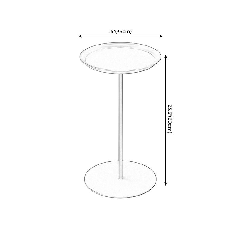 台座ベースデザインカクテルテーブル鉄の円形コーヒーテーブルのマルチカラー選択