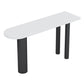Stone Top Bar Dining Table Contemporary White Bar Dining Table with 3 Legs Clearhalo 'Bar Furniture' 'Bar Tables' 'bar_tables' 'furn' 'furn_bar_tables' 'Furniture' 'furniture_bar_tables' 'Kitchen & Dining Furniture' 1200x1200_efb09614-56fb-4d64-b0f6-92a1ec666d78