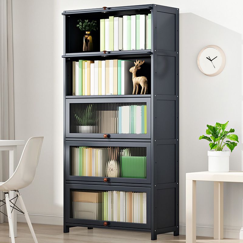 Contemporary Black Buffet Server Bamboo Dining Server for Kitchen Clearhalo 'buffet_sideboard' 'Buffets & Sideboards' 'furn' 'furn_buffet_sideboard' 'Furniture' 'Kitchen & Dining Furniture' 1200x1200_efb228ba-c0e2-48ec-b5e7-f6745388f61f