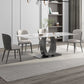 Modern 1/2/5/7 Pieces Rectangle Dining Set Sintered Stone Top Dinette Table Set Clearhalo 'Dining Room Sets' 'Dining Tables & Seating' 'dining_room_set' 'furn' 'furn_dining_room_set' 'Furniture' 'Kitchen & Dining Furniture' 1200x1200_efb2d4e8-7d9e-485b-9a23-028f27fc2ed0