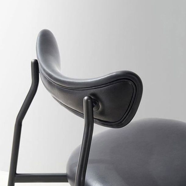 Designer Style Velvet Restaurant Dining Side Chair Open Back Dining Chair Clearhalo ' kitchen&dining_furn' 'Dining Chairs' 'Dining Tables & Seating' 'dining_chair' 'furn' 'furn_dining_chair' 'Furniture' 'furniture_dining_chair' 'Kitchen & Dining Furniture' 'kitchen' 1200x1200_efb4a714-0299-4728-9833-f36296beadc3