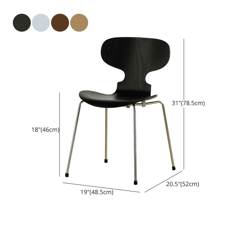 Modern Style Side Chair Wooden Indoor 19.29" Wide Dining Chair Clearhalo 'Dining Chairs' 'Dining Tables & Seating' 'dining_chair' 'furn' 'furn_dining_chair' 'Furniture' 'furniture_dining_chair' 'Kitchen & Dining Furniture' 1200x1200_efb904bb-bfdb-422f-865c-7d61bffc5ed6