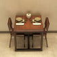 Solid Wood Industrial Dining Table Brown Square Table with Trestle Base for Dinning Room Clearhalo ' dining_table' 'Dining Tables & Seating' 'Dining Tables' 'furn' 'furn_dining_table' 'Furniture' 'furniture_dining_table' 'Kitchen & Dining Furniture' 'kitchen&dining_furn' 'kitchen' 'kitchen_dining_table' 1200x1200_efb944db-b50a-4041-a6af-f920e36516be
