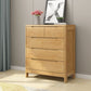 Contemporary Chest Legs Included Solid Wood Chest with Drawers for Bedroom