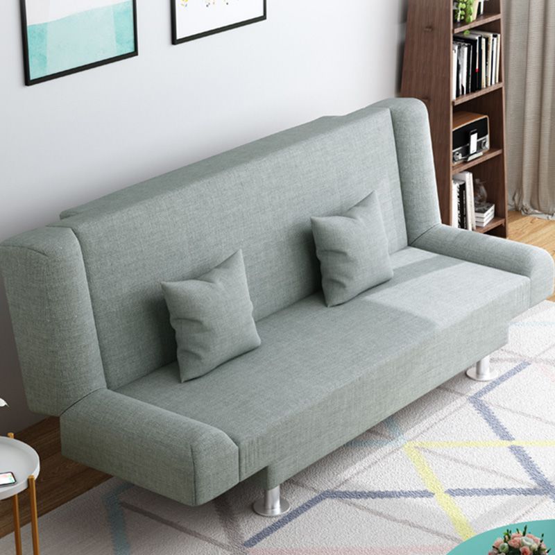 29.53" H Linen Armless Sofa with Tight Back Convertible Sofa for Living Room, Apartment Clearhalo 'furn' 'furn_sofas' 'Furniture' 'furniture_sofas' 'kitchen' 'kitchen_sofas' 'Living Room Furniture' 'Sofa' 'sofas' 1200x1200_efbae3ba-7a5c-455d-93a9-c434b41762be