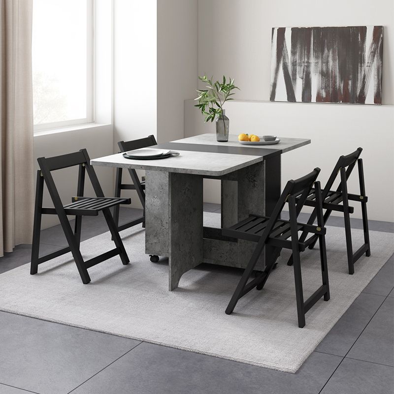 Foldable Artificial Rectangle Wooden Table Extendable Table with Storage(only table) Clearhalo ' dining_table' 'Dining Tables & Seating' 'Dining Tables' 'furn' 'furn_dining_table' 'Furniture' 'furniture_dining_table' 'Kitchen & Dining Furniture' 'kitchen&dining_furn' 'kitchen' 'kitchen_dining_table' 1200x1200_efbb7386-1f47-40b1-9dba-132e40e4d8cf