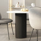 Oval Sintered Stone Dining Table Modern White-black Furniture with Double Pedestal Base Clearhalo 'Dining Tables & Seating' 'Dining Tables' 'dining_table' 'furn' 'furn_dining_table' 'Furniture' 'Kitchen & Dining Furniture' 1200x1200_efbcc3ec-530d-4fdc-8952-f8bda196b0b5