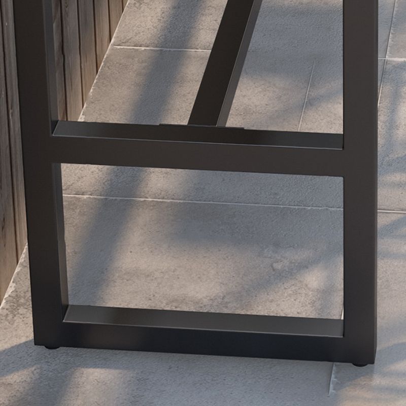 Rectangle Brown Top Bar Table Trestle Base Dining Table for Coffee Room Clearhalo 'Bar Furniture' 'Bar Tables' 'bar_tables' 'furn' 'furn_bar_tables' 'Furniture' 'Kitchen & Dining Furniture' 1200x1200_efbf509b-19c3-4afb-9d2a-39e14d4ad77f