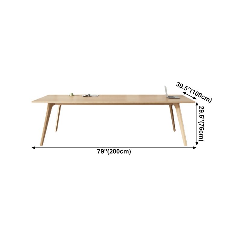 Rectangle Dinette Table Simplicity Style Dining Room Furniture with 4 Legs Clearhalo ' dining_table' 'Dining Tables & Seating' 'Dining Tables' 'furn' 'furn_dining_table' 'Furniture' 'furniture_dining_table' 'Kitchen & Dining Furniture' 'kitchen&dining_furn' 'kitchen' 'kitchen_dining_table' 1200x1200_efbffc57-9423-4778-b3f5-b5b14e856c72