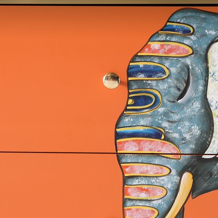 Horizontal Glam Double Chest Soft-Close Drawers Storage Chest Clearhalo 'Bedroom Furniture' 'Dressers & Chests' 'dressers_chests' 'furn' 'furn_dressers_chests' 'Furniture' 1200x1200_efc2ba36-8341-41a5-8e7e-0592574d473e