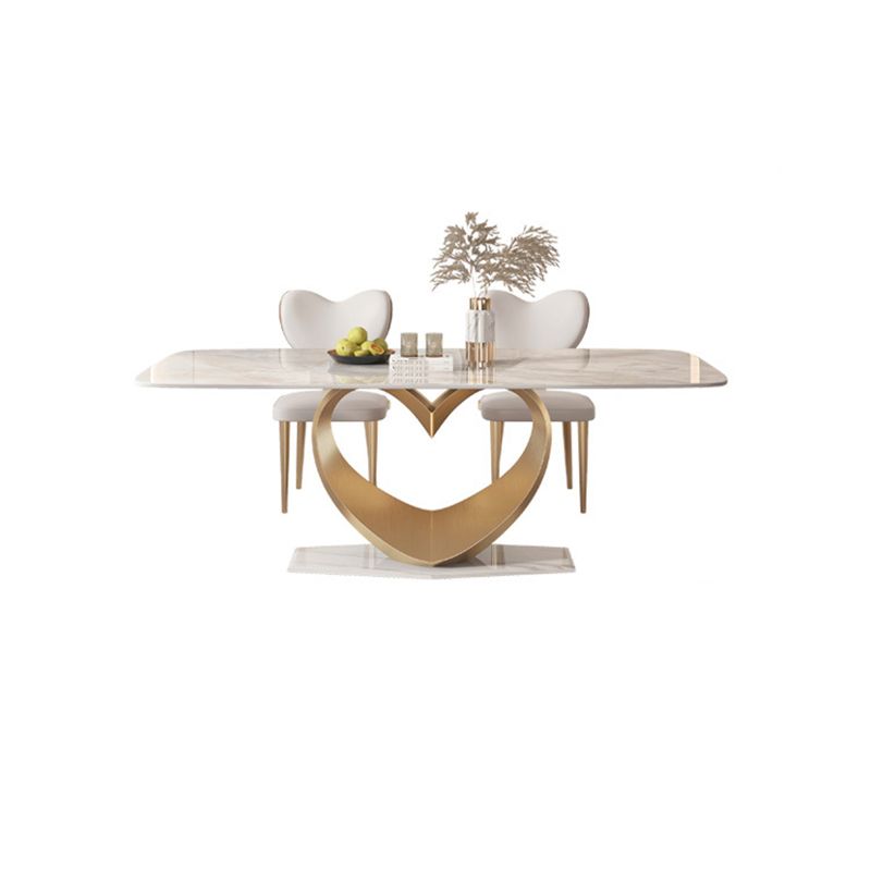 Set da tavolo in pietra sinterizzato glam nordico set da pranzo set da pranzo 1/4/5/7/9