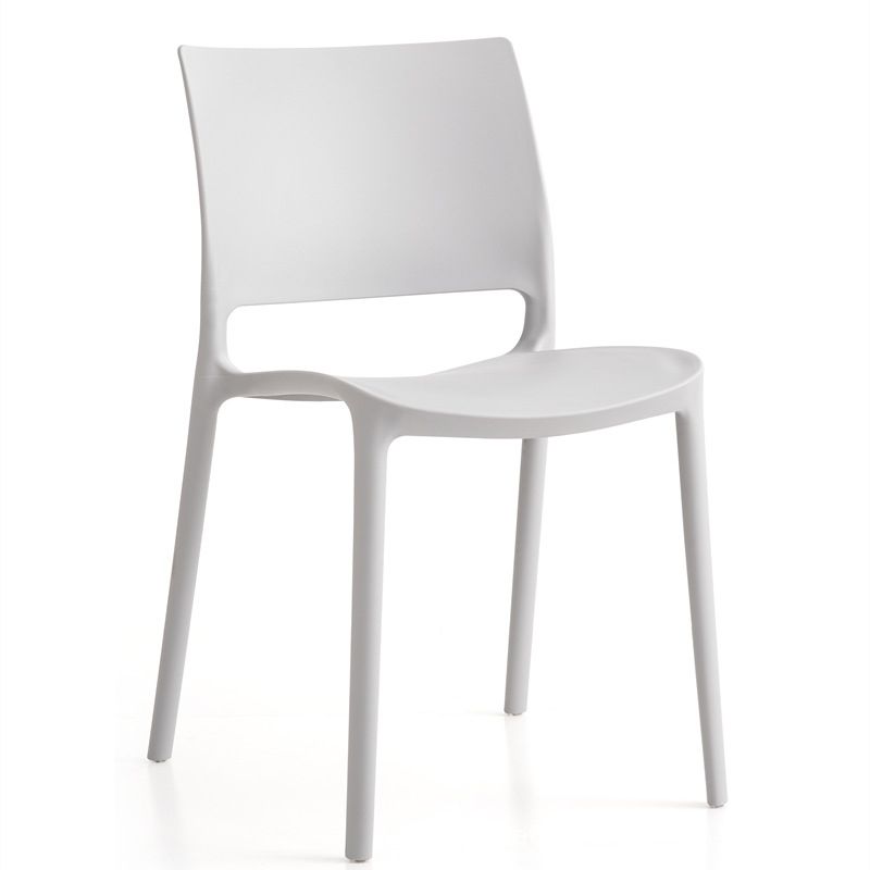Contemporary Style Side Chair Open Back Plastic Dining Room Chair Clearhalo 'Dining Chairs' 'Dining Tables & Seating' 'dining_chair' 'furn' 'furn_dining_chair' 'Furniture' 'Kitchen & Dining Furniture' 1200x1200_efc68cd3-ad8f-4f00-9bf9-0de486de48b6