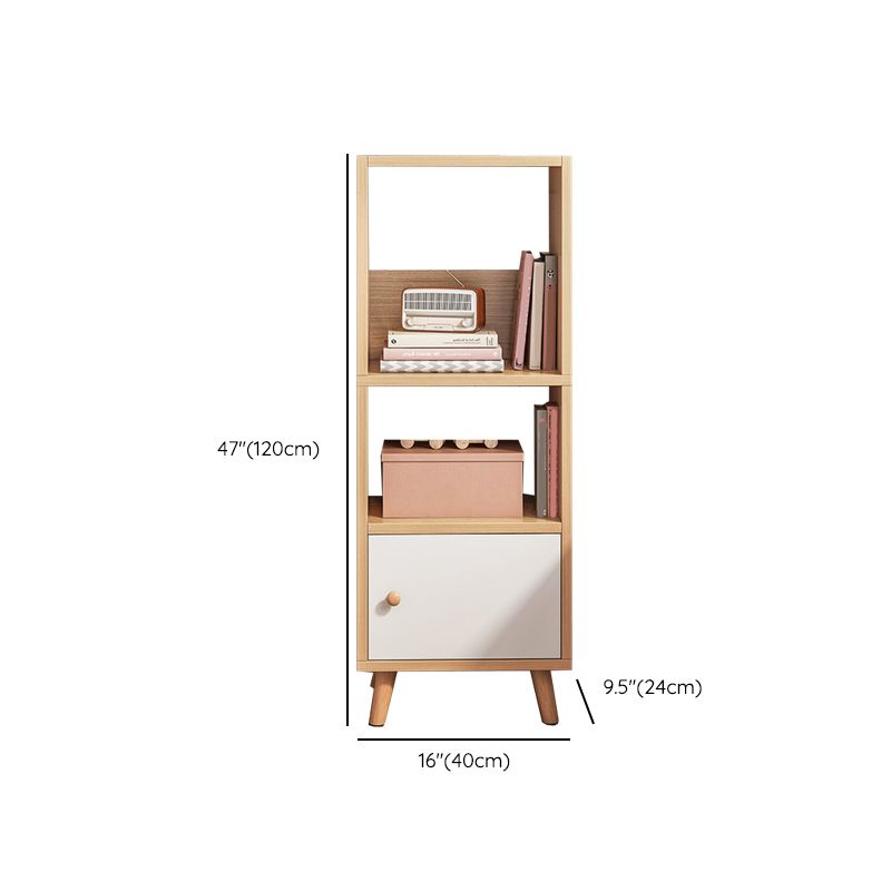 Bibliothèque en bois d'ingénierie Bibliothèque contemporaine standard avec tiroirs
