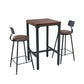 Brown Solid Wood Bar Table Industrial Dining Table for Kitchen Living Room Clearhalo 'Bar Furniture' 'Bar Tables' 'bar_tables' 'furn' 'furn_bar_tables' 'Furniture' 'Kitchen & Dining Furniture' 1200x1200_efc83736-3f62-42b8-a43a-fb99919d04ae