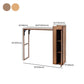 Bamboo Bar Table Folding Dining Table for Kitchen Living Room Clearhalo 'Bar Furniture' 'Bar Tables' 'bar_tables' 'furn' 'furn_bar_tables' 'Furniture' 'Kitchen & Dining Furniture' 1200x1200_efc9efaa-3077-4dcb-92df-e3b195804eff