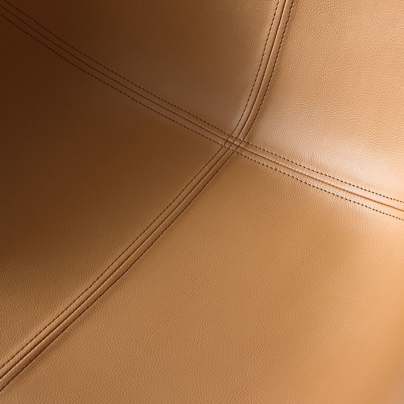 Contemporary Faux Leather Dining Chair Metal Dining Arm Chairs for Home Use Clearhalo 'Dining Chairs' 'Dining Tables & Seating' 'dining_chair' 'furn' 'furn_dining_chair' 'Furniture' 'Kitchen & Dining Furniture' 1200x1200_efcb652a-a63d-48cb-a864-70c77df8d45c