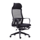 Contemporary Arm Chair Fixed Arm Adjustable Seat Height Swivel Footrest Black Office Chair Clearhalo 'furn' 'furn_office_chair' 'Furniture' 'Office Chairs' 'Office Furniture' 'office_chair' 1200x1200_efcbef56-f1e2-4560-9f71-890e6cd83fca