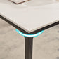 Contemporary Sintered Stone Dining Table 4 Legs Rectangular Table in White Clearhalo ' dining_table' 'Dining Tables & Seating' 'Dining Tables' 'furn' 'furn_dining_table' 'Furniture' 'furniture_dining_table' 'Kitchen & Dining Furniture' 'kitchen&dining_furn' 'kitchen' 'kitchen_dining_table' 1200x1200_efcd382f-8b21-44b6-ad77-a3591a230cec