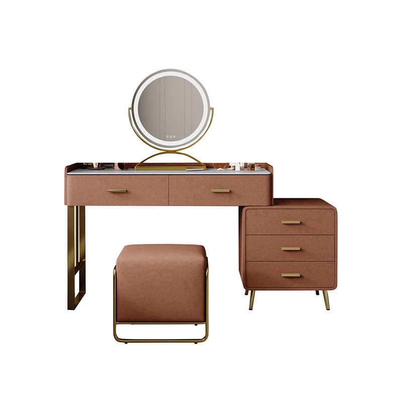 Tavolo da toeletta da toeletta da scrivania per trucco in legno massiccio set di sgabelli da toeletta