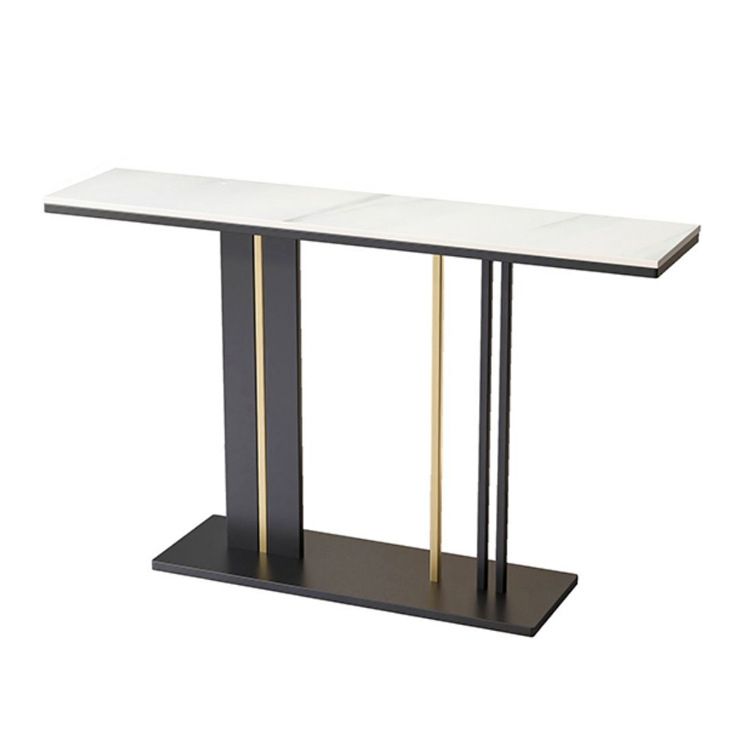 Tavolo console contemporanea rettangolare tavolo console di finitura antica in marmo