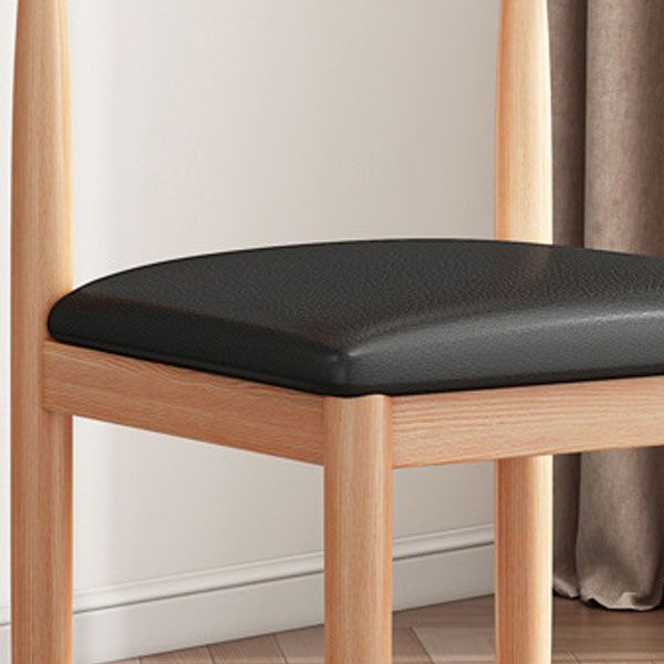 Contemporary Style Dining Open Back Chair Armless Chair with Metal Legs Clearhalo 'Dining Chairs' 'Dining Tables & Seating' 'dining_chair' 'furn' 'furn_dining_chair' 'Furniture' 'furniture_dining_chair' 'Kitchen & Dining Furniture' 1200x1200_efd798bc-4f04-4b5a-89f7-0d6a1b2e7bcf