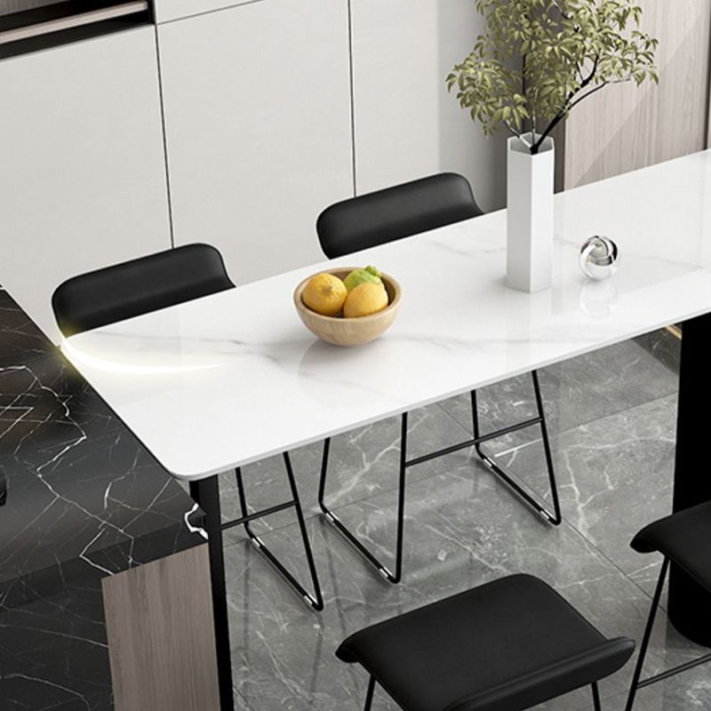 Modern 1/5 Pieces Bar Table Set Stone Counter Table with Stools for Living Room Clearhalo 'Bar Furniture' 'furn' 'furn_home_bar_bar_sets' 'Furniture' 'Home Bars & Bar Sets' 'home_bar_bar_sets' 'Kitchen & Dining Furniture' 1200x1200_efd82938-141f-42f0-87c8-0a4cbe565ae6