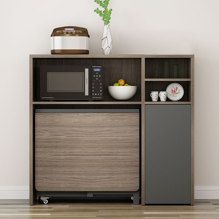 39.4''L Rectangle Mid-Century Modern Dining Table Drop-Leaf Table for Home (only table) Clearhalo ' dining_table' 'Dining Tables & Seating' 'Dining Tables' 'furn' 'furn_dining_table' 'Furniture' 'furniture_dining_table' 'Kitchen & Dining Furniture' 'kitchen&dining_furn' 'kitchen' 'kitchen_dining_table' 1200x1200_efd9a73e-40ad-4a5b-9f5e-1bb65199936e