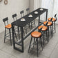 Contemporary Faux Leather Counter Stools Metal Bar Stools for Home Use