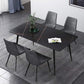 Industrial Home Sintered Stone Dining Table 4 Legs Carbon Steel Base Rectangle Table Clearhalo ' dining_table' 'Dining Tables & Seating' 'Dining Tables' 'furn' 'furn_dining_table' 'Furniture' 'furniture_dining_table' 'Kitchen & Dining Furniture' 'kitchen&dining_furn' 'kitchen' 'kitchen_dining_table' 1200x1200_efdb9da4-3ce3-40b9-96f5-c140c948c65b