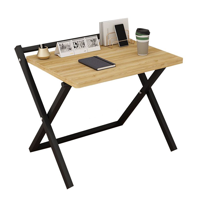 Contemporary Style Folding Home Office Desk Rectangular Trestle Writing Desk Clearhalo 'furn' 'furn_office_desk' 'Furniture' 'Office Desks' 'Office Furniture' 'office_desk' 1200x1200_efdbbb9f-5455-44af-95af-765d5371e6bd
