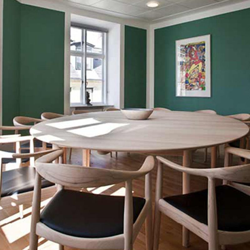 Houten zijkant eetstoelen eigentijdse open achterkant dineren zijstoelen