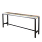 Rectangle Colorful Top Counter Table Metal Black Legs 42-inch Height Industrial Bar Table Clearhalo 'Bar Furniture' 'Bar Tables' 'bar_tables' 'furn' 'furn_bar_tables' 'Furniture' 'furniture_bar_tables' 'Kitchen & Dining Furniture' 1200x1200_efdc30de-eb19-4145-8794-6f788e8ae0c4