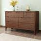 5/7 - Drawer Accent Chest Rubberwood Small Chest in Brown/Natural Clearhalo 'Cabinets & Chests' 'cabinets_chests' 'furn' 'furn_cabinets_chests' 'Furniture' 'Living Room Furniture' 1200x1200_efe09703-9c61-4327-bdee-e71f83271e99