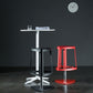 Contemporary Indoor Armless Backless Bar Stool with Metal Legs