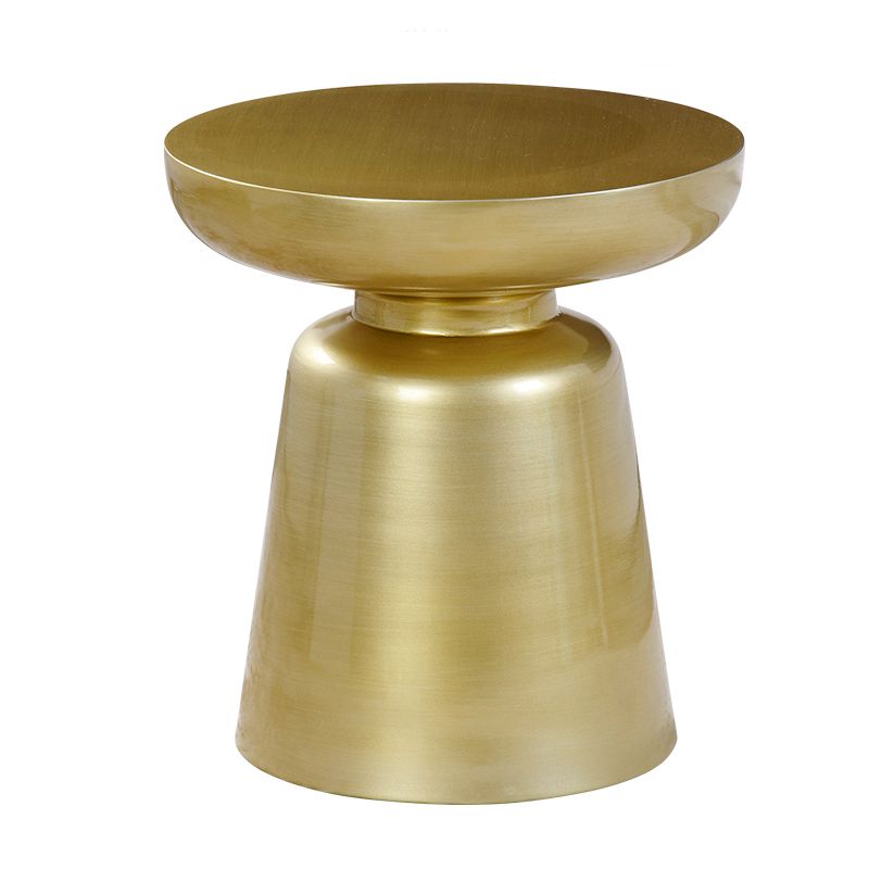 Modern Metal Round Side Table 43/60' Tall Pedestal End Table Clearhalo 'Coffee & Accent Tables' 'End & Side Tables' 'end_side_tables' 'furn' 'furn_end_side_tables' 'Furniture' 'Living Room Furniture' 1200x1200_efe61f97-8bf2-429e-bd1d-e69064ebaeac