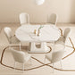 5/7/9/11ホームのための焼結石トップホワイトラウンドダイニングセット