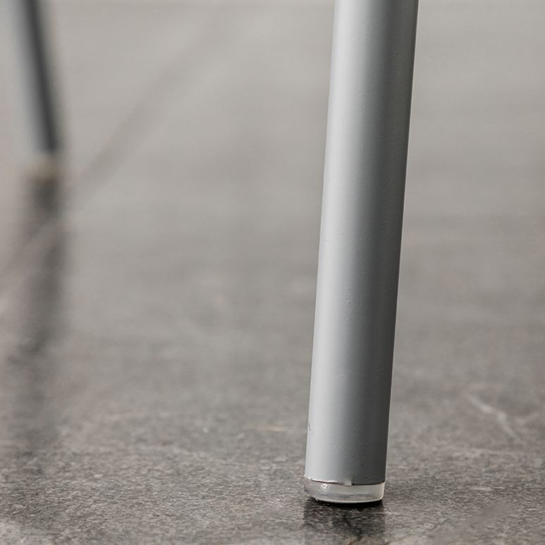 Sedie da pranzo in stile contemporaneo sedie a braccio con gambe in metallo per la casa