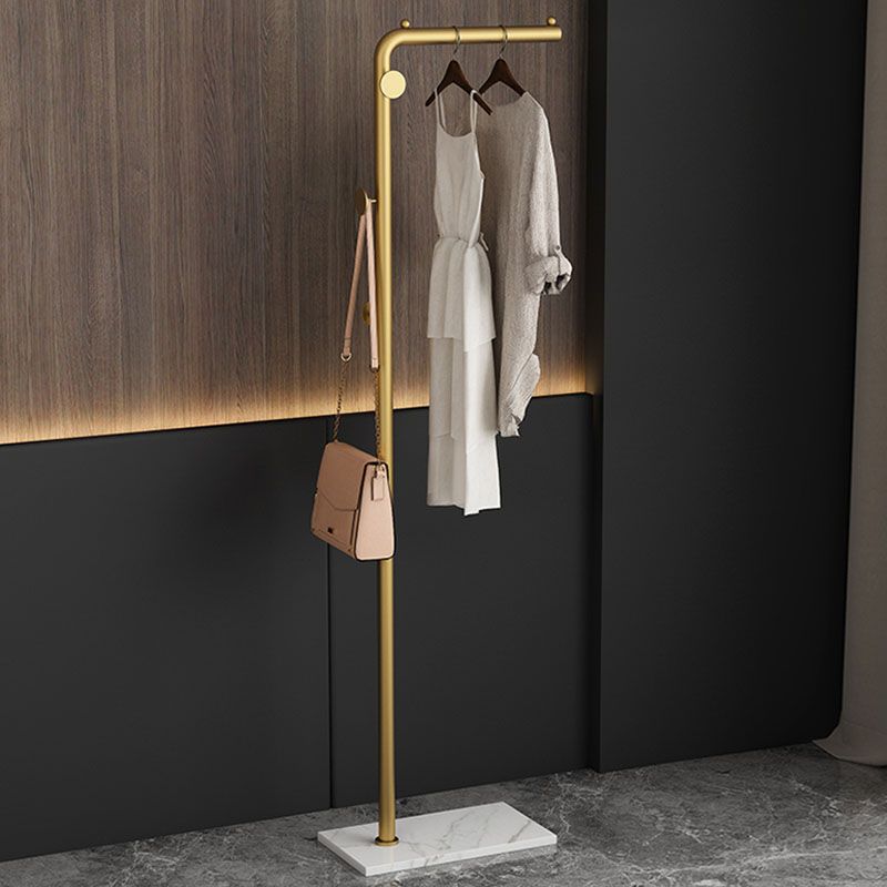 Magnifique manteau de manteau crochets à crochets en métal doré en métal pour chambre à coucher