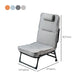 Metal Frame Foldable Standard Recliner Cotton Blend Recliner Chair Clearhalo 'Chairs & Seating' 'furn' 'furn_recliners' 'Furniture' 'Living Room Furniture' 'Recliners' 1200x1200_efe9a996-e2e0-466d-9334-0a15b17a0927