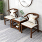 23.62 inch Wide Contemporary Style Coffee Cocktail Table Solid Wood Coffee Table