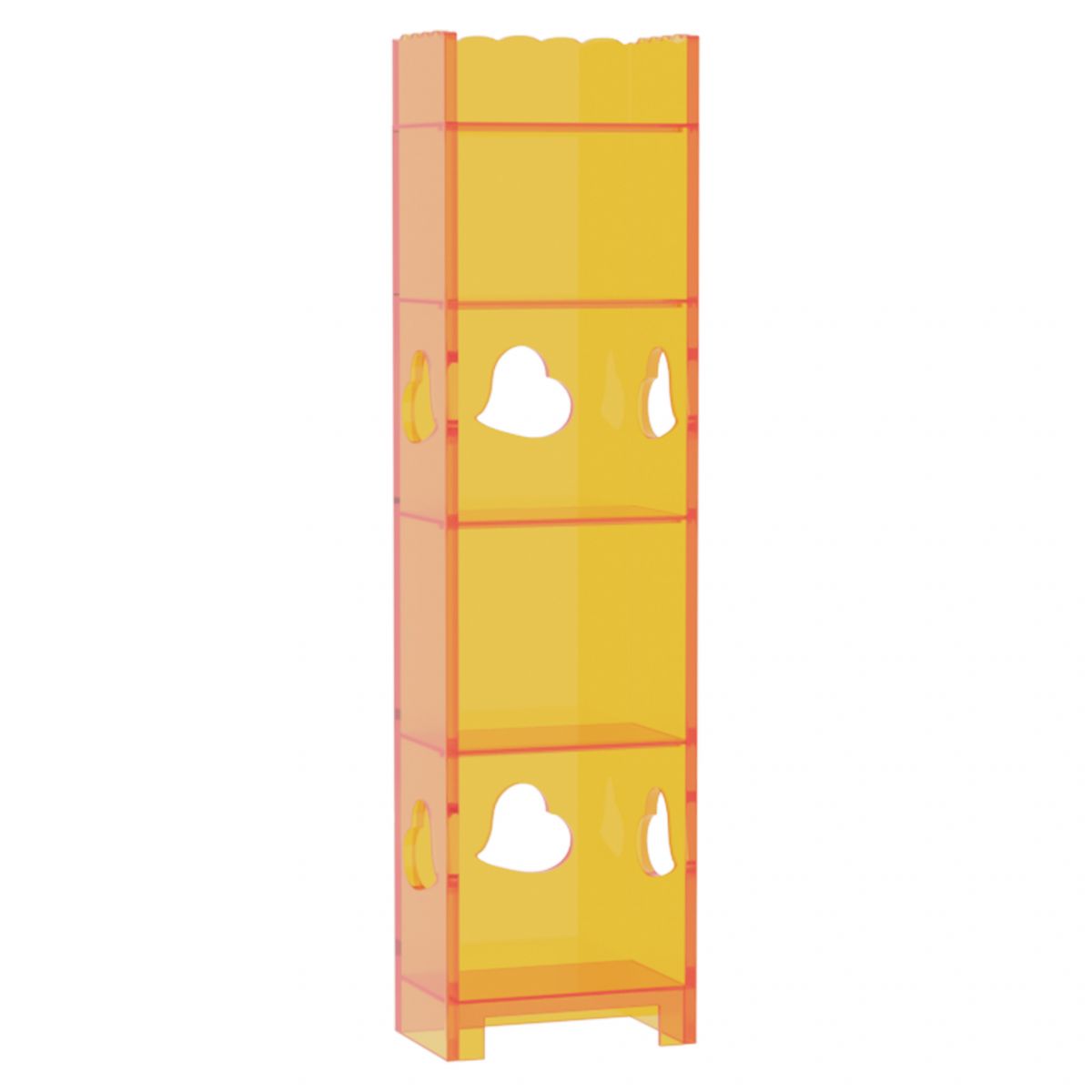 Rectangle Bibliothèque en acrylique standard