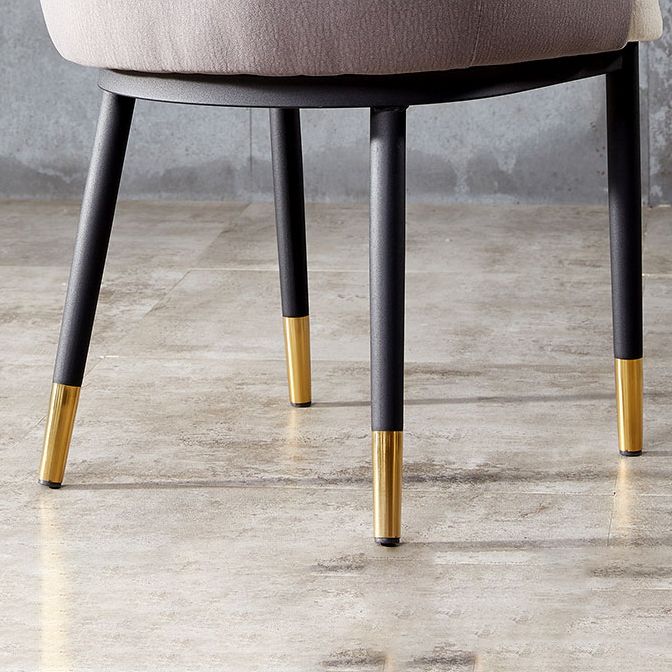 Nordic Style Metal Dining Chairs Parsons Arm Dining Side Chair for Kitchen Clearhalo ' kitchen&dining_furn' 'Dining Chairs' 'Dining Tables & Seating' 'dining_chair' 'furn' 'furn_dining_chair' 'Furniture' 'furniture_dining_chair' 'Kitchen & Dining Furniture' 'kitchen' 1200x1200_eff457b7-8630-4a96-a7c1-6b34b90d9adc